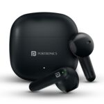 Portronics Harmonics Twins S18 in Ear TWS Earbuds with 30H Playtime, in Built HD Mic,(Black)
