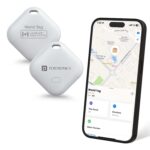 Portronics Worldtag Item Finder with Upto 1 Year Battery Life, Bluetooth Tracker,MFi Certified