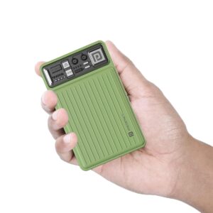 Portronics Luxcell Mini 10K Advanced 10000 mAh Nano Power Bank, Green